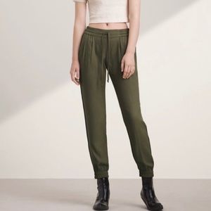 Aritzia Talula Olive Green Joggers